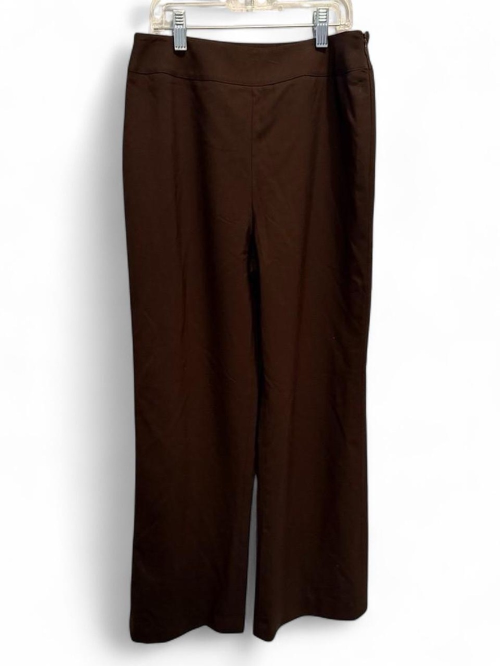 Carlisle Dark Brown Wide Leg Pants Size 4 Dark Academia Workwear Office Chic